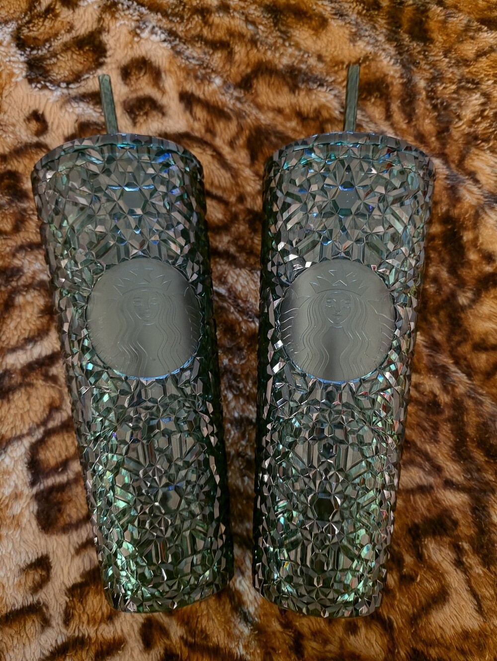 Starbucks Iridescent Emerald Faceted Tumblers Limited Summer 2026 Edition